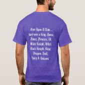 おとぎ話の魔法使いの気分Tシャツ Tシャツ (裏面)