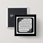 おとぎ話はあります… ボタン 缶バッジ (正面&裏面)