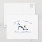 おとぎ話は本当に来する ポストカード (正面/裏面)