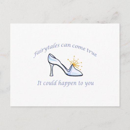 おとぎ話は本当に来する ポストカード (正面)