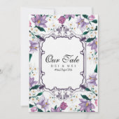 おとぎ話をテーマにしたウェディング 招待状 (正面)