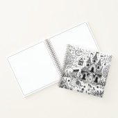 おとぎ話をテーマにしたカラーミー ノートブック (内部)