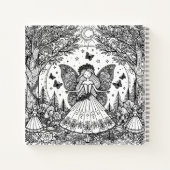 おとぎ話をテーマにしたプリンセスと城が私を彩る ノートブック (裏面)