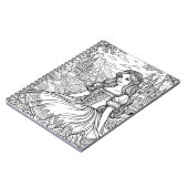 おとぎ話をテーマにしたプリンセスと城が私を彩る ノートブック (左側)