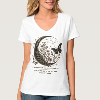 おとぎ話を信じている 文学的な美意識 Tシャツ