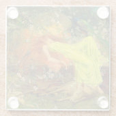 おとぎ話アーサー・ウォードル ガラスコースター (裏面)