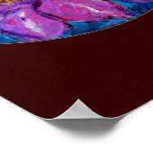 おとぎ話イエローピンクブルーレッド ポスター (角)