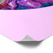 おとぎ話イエローピンクブルー ポスター (角)