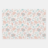 おとぎ話ウィムシー3パックギフトラップ ラッピングペーパーシート (正面)