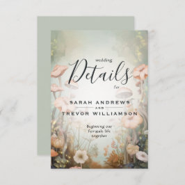 おとぎ話ウッドランドフェアヤコアロマンス エンクロージャーカード