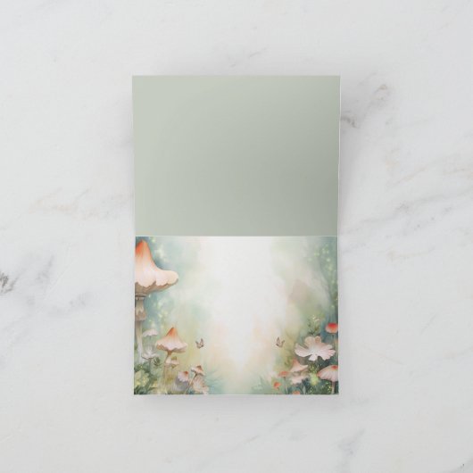 おとぎ話ウッドランドフェアヤコアロマンス サンキューカード (内部)