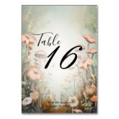 おとぎ話ウッドランドフェアヤコアロマンス テーブルナンバー (裏面)