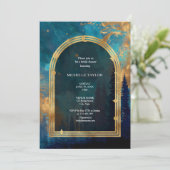 おとぎ話エンチャント森エレガントフローラブライダル 招待状 (スタンド正面)