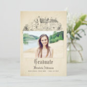 おとぎ話オールドヴィンテージ城卒業パーティー 招待状 (スタンド正面)