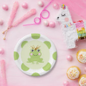 おとぎ話カエル王子ベビーシャワー ペーパープレート (パーティー)