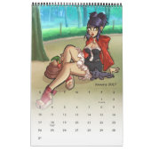 おとぎ話カレンダー カレンダー (1月 2027)