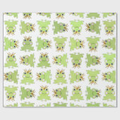おとぎ話ガエル王子ベビーシャワーパーティー ラッピングペーパー (フラット)