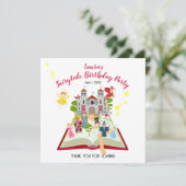 おとぎ話ガールバースデーパーティー サンキューカード (スタンド正面)