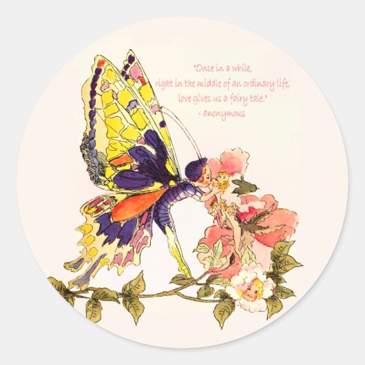 おとぎ話キスシール ラウンドシール (正面)