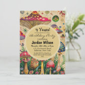 おとぎ話キノコ4th誕生日パーティー 招待状 (スタンド正面)