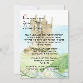 おとぎ話キャッスル結婚式招待状 招待状