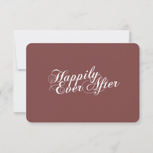 おとぎ話キャリッジピンクの応答カード 出欠カード (裏面)