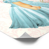 おとぎ話キャリッジプリンセスパーソナライズされた子供部屋 ポスター (角)