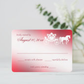 おとぎ話キャリッジレッド応答カード 出欠カード (スタンド正面)