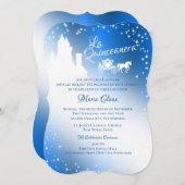 おとぎ話キンセアニェラサファイアスパークルキャッスルinv 招待状 (正面/裏面)