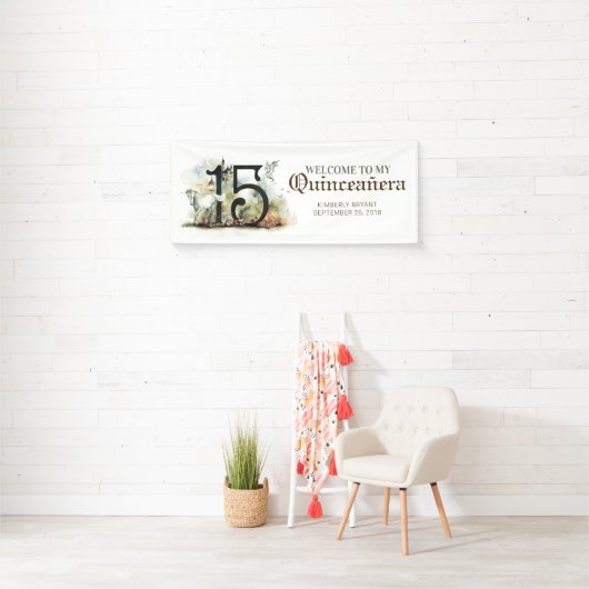 おとぎ話キンセアニェラ15誕生日 横断幕 (インサイチュ)