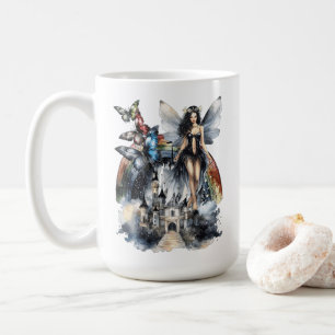 おとぎ話コラージュ コーヒーマグカップ