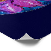 おとぎ話コロッサール、黄色のピンクの青の赤 ポスター (角)