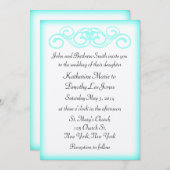 おとぎ話スクロール結婚式 招待状 (正面/裏面)