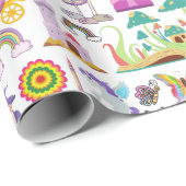 おとぎ話ストーリーブックラッピング紙ブティックギフト ラッピングペーパー (ロールコーナー)