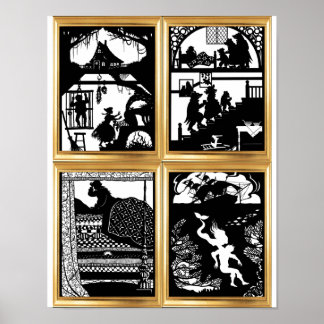 おとぎ話デザインポスター ポスター