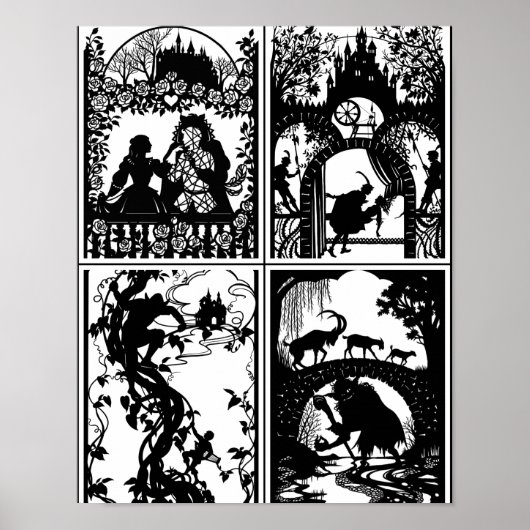 おとぎ話デザインポスター ポスター (正面)