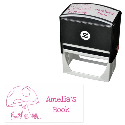 おとぎ話トースツールハウスこの本はSeに属している セルフインキングスタンプ (インサイチュ)