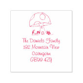 おとぎ話トーストイハウスアドレス セルフインキングスタンプ (デザイン)