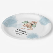 おとぎ話ドラゴンベビーシャワー紙プレート ペーパープレート (アングル)