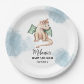 おとぎ話ドラゴンベビーシャワー紙プレート ペーパープレート (正面)