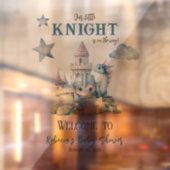 おとぎ話ドリーミードラゴンナイトベイビーシャワーウェルカム ウィンドウサイン (シート2)