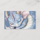 おとぎ話ドリーミードラゴンベビーシャワーおむつラッフル エンクロージャーカード (裏面)