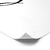 おとぎ話ファンタジーベビーシャワー歓迎サイン ポスター (角)