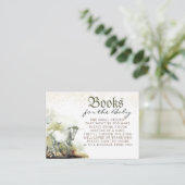 おとぎ話ファンタジー赤ちゃんシャワー本リクエスト エンクロージャーカード (スタンド正面)