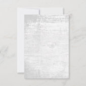 おとぎ話フォレストバラ&トーン金ゴールドバード誕生日 招待状 (裏面)