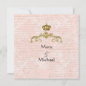 おとぎ話フランスのの台本が日付を救う セーブザデート (裏面)