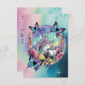 おとぎ話ブルーウォーター色ホワイトスタグサンキュー (正面/裏面)