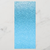 おとぎ話ブルーグリッタースウィート16グラムパーティーメニュー メニュー (裏面)