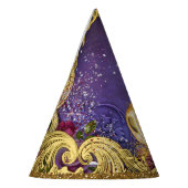 おとぎ話プリンセスガールズバースデーパーティー パーティーハット (左)