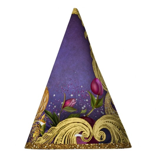 おとぎ話プリンセスガールズバースデーパーティー パーティーハット (右)